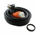Ac Works 15ft 50A Generator Transfer Switch Power Cord With Power Indicator TE1450-015
